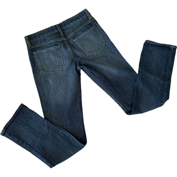 Paper Denim & Cloth Sienna Low Rise Dark Blue Straight Leg Jeans NWOT - Picture 6 of 10